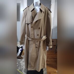 Vintage men's London fog trench coat